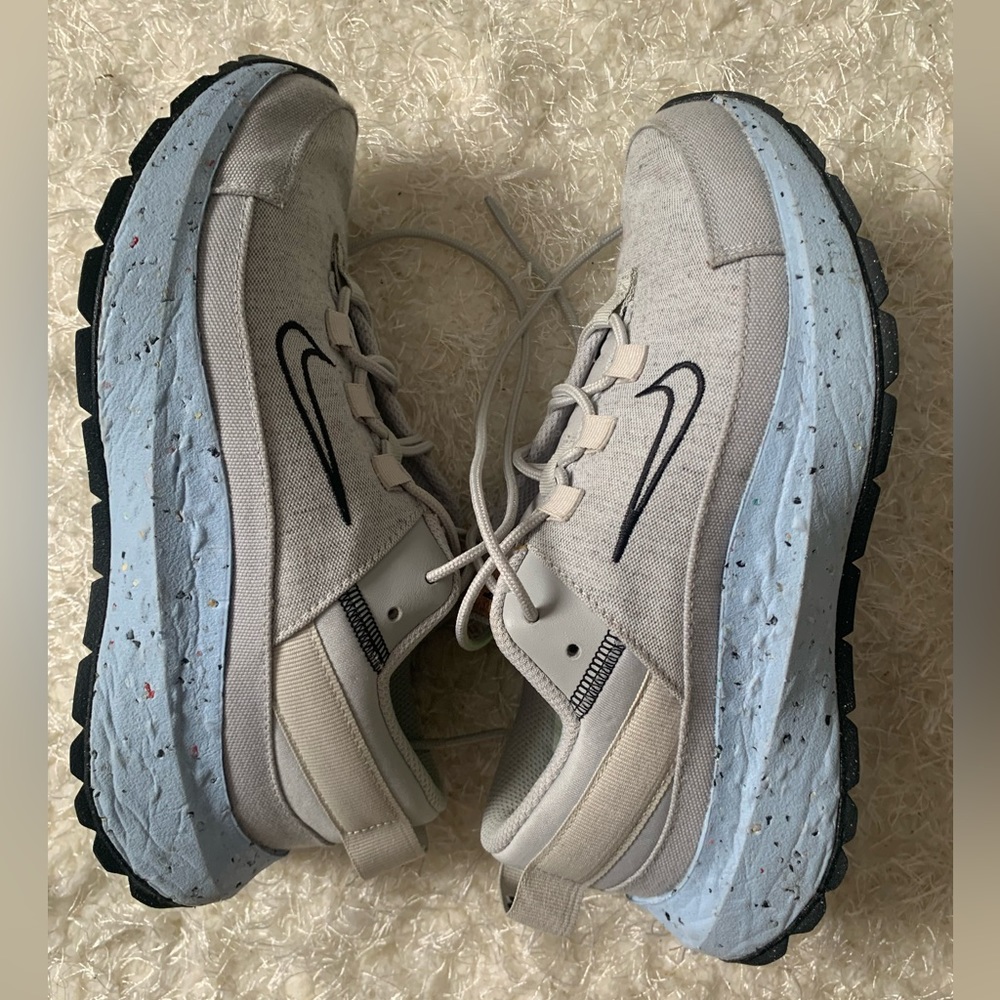 Nike, Gray/Light Blue/ Size 5